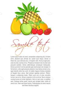 Fruity text template